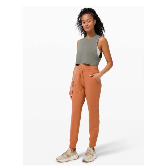 LULULEMON Ready to Rulu Jogger 29” Pants Desert Sun High Rise LW5CP1S Sz 6 - Picture 1 of 12